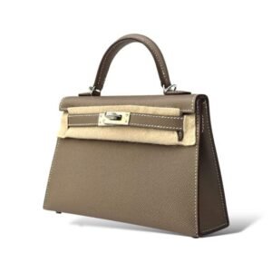 Hermes Kelly Mini Etoupe Epsom PHW